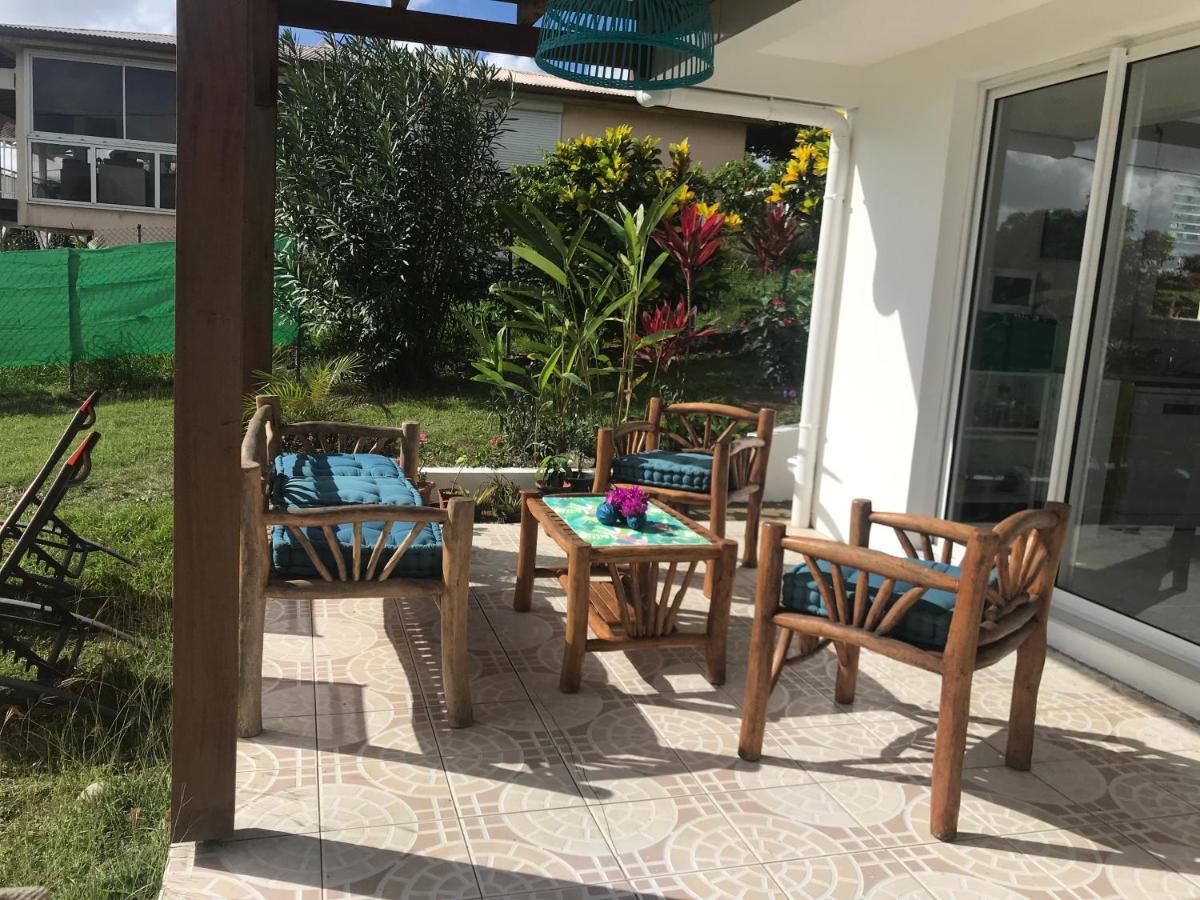 Appartement Prive Eco-Responsable, Vue Sur La Mer Des Caraibes Et Jardin Clos, Wifi, A 2Mn De La Plage Sainte-Luce Exterior foto