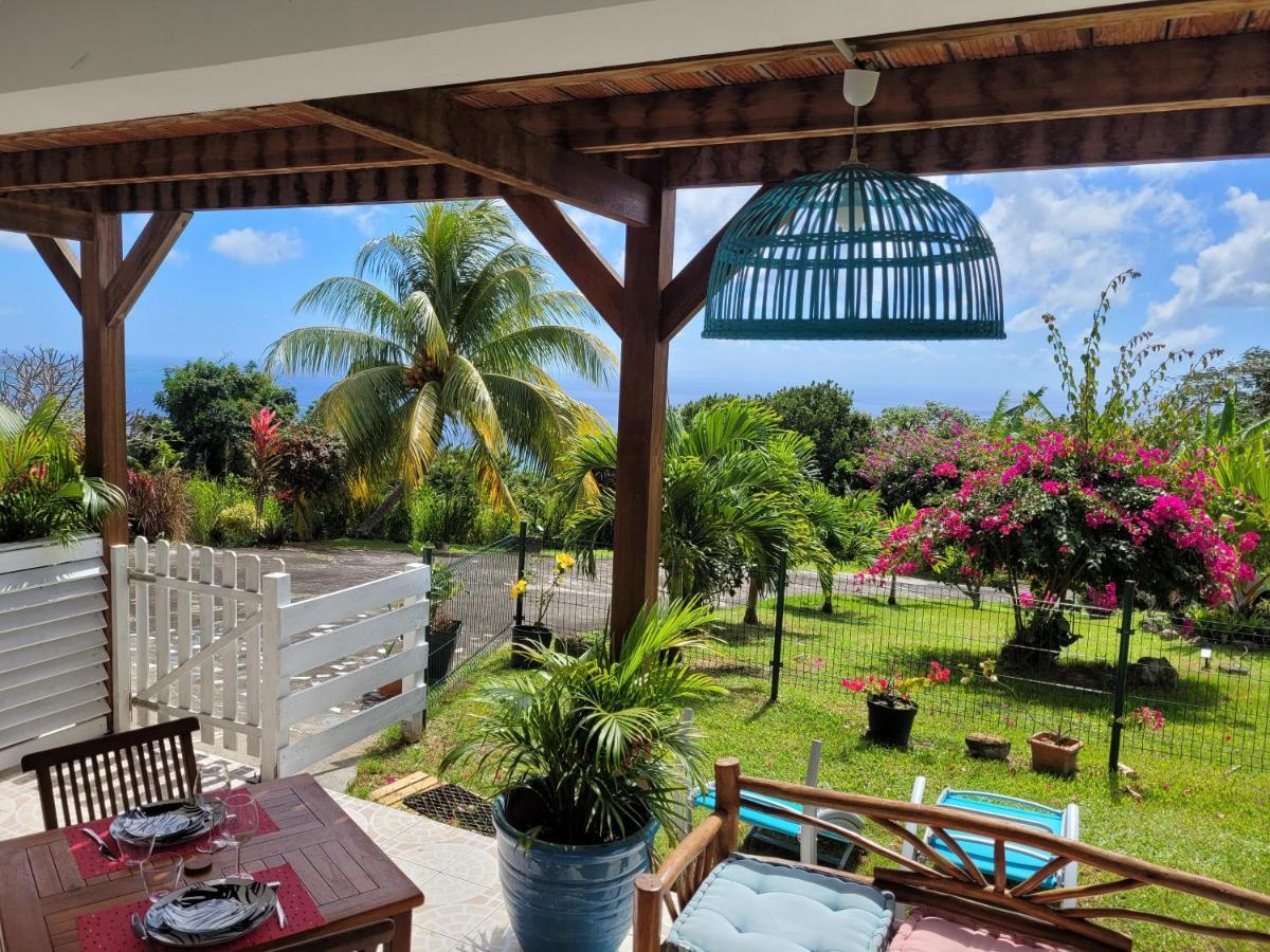 Appartement Prive Eco-Responsable, Vue Sur La Mer Des Caraibes Et Jardin Clos, Wifi, A 2Mn De La Plage Sainte-Luce Exterior foto